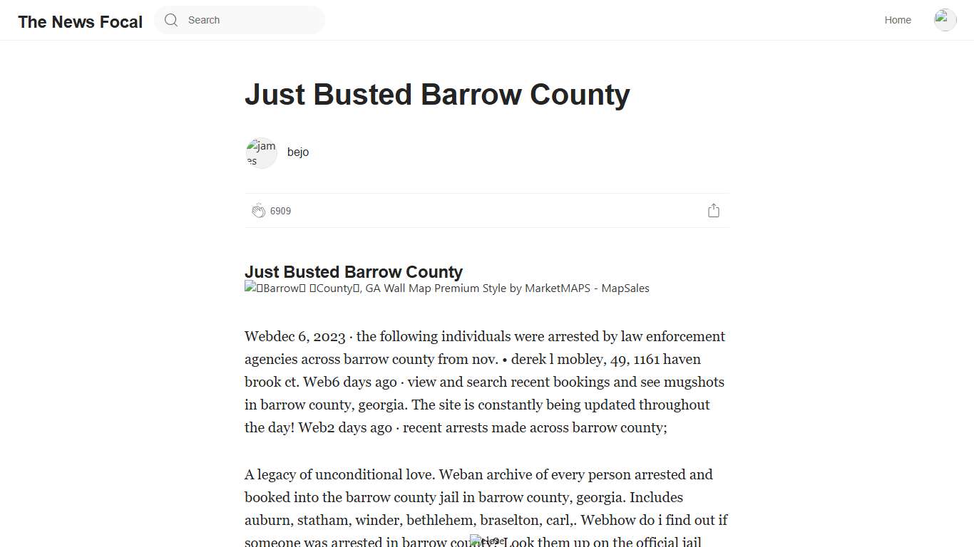 Just Busted Barrow County